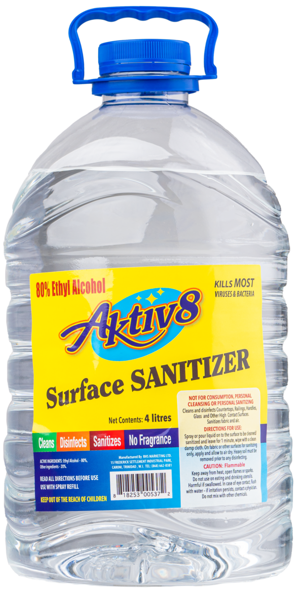 Aktiv Surface Sanitizer 80% 4L